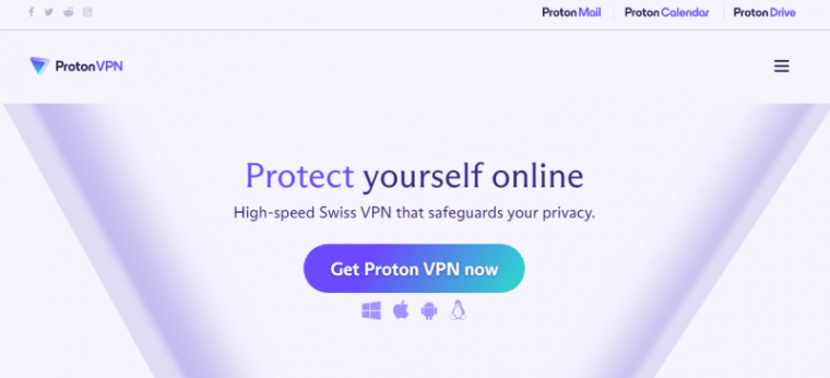 ProtonVPN – Nagyszerű Netflix VPN 