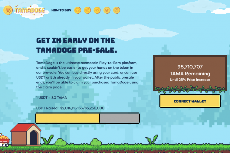 Tamadoge 2 millió dollárt behúzott a P2E játékból – a 2. token eladás folyamatban