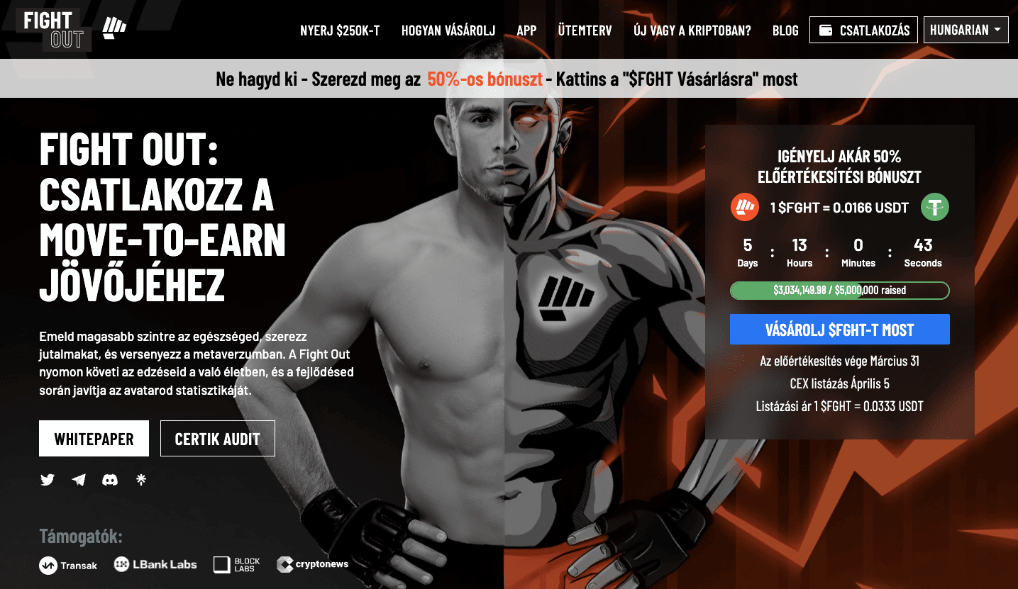 Mérföldkő: A Fight Out 3 millió dollárt gyűjtött