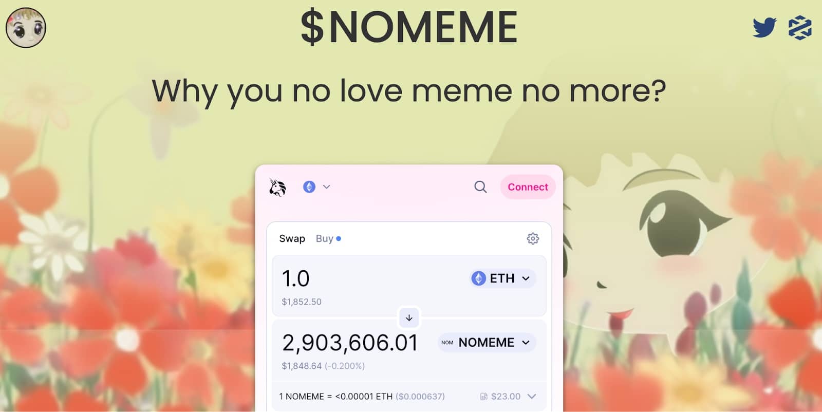 Amíg a PEPE beszakad, a $NOMEME 700%-ot erősödött