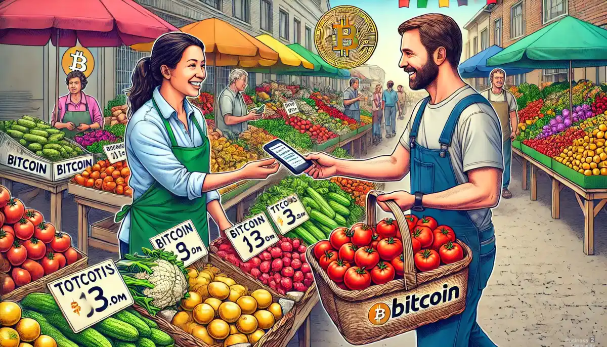 Te vennél paradicsomot Bitcoinért? Egy londoni piacon már megteheted