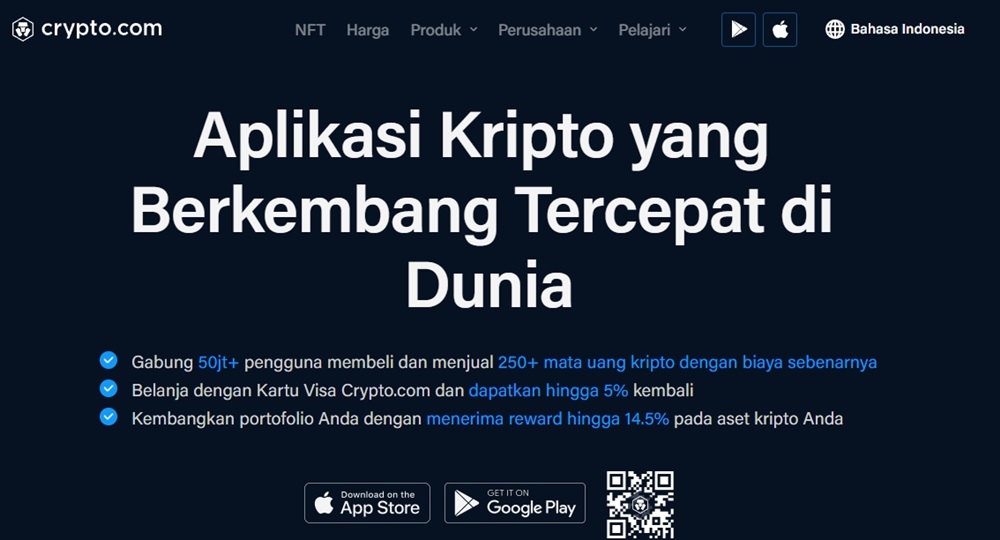 Crypto.com - Bursa Cryptocurrency