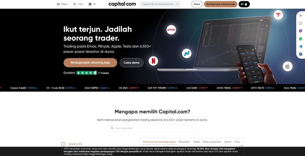 Capital.com - Platform Multi Asset