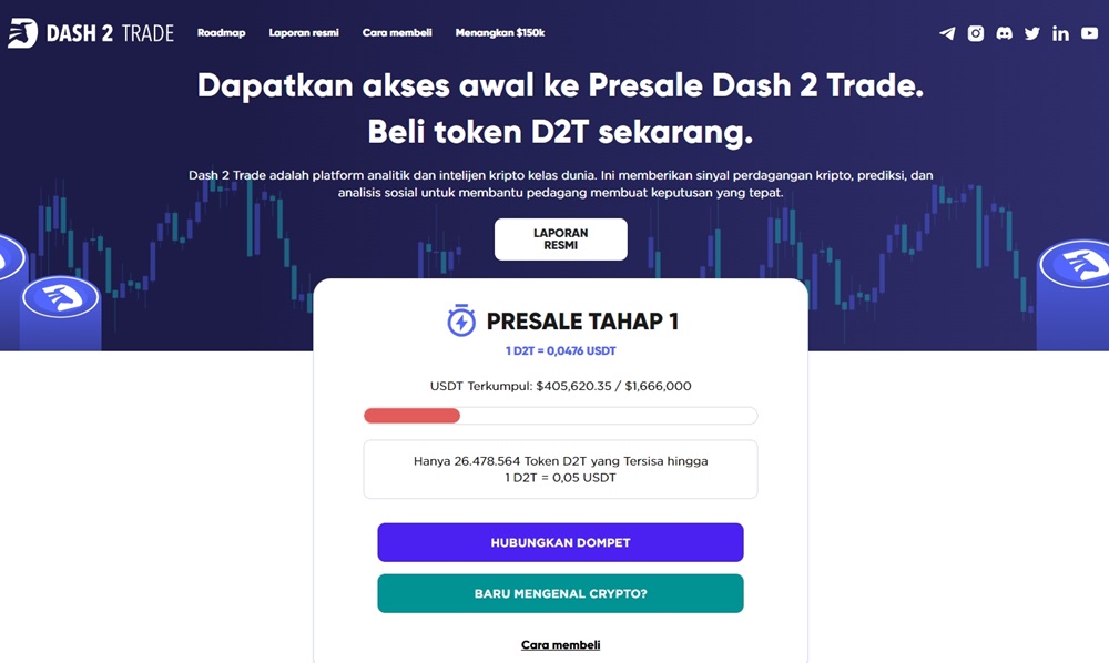 Dash 2 Trade (D2T) - Platform Terbaik