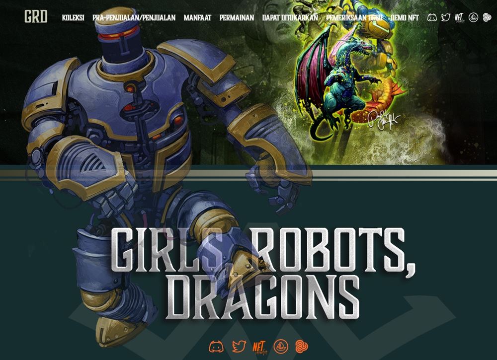 Girls, Robots, Dragons NFT Terbaik
