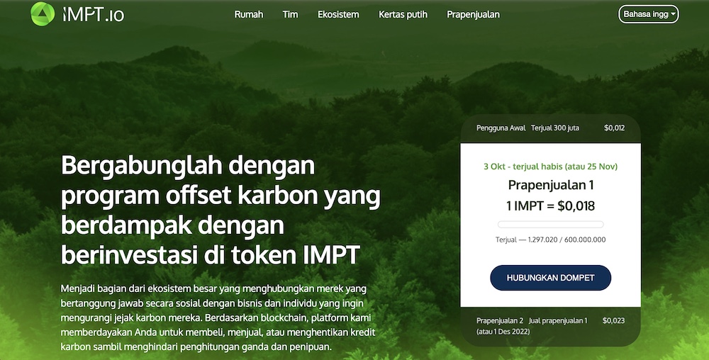 IMPT - Cryptocurrency yang Ramah Lingkungan