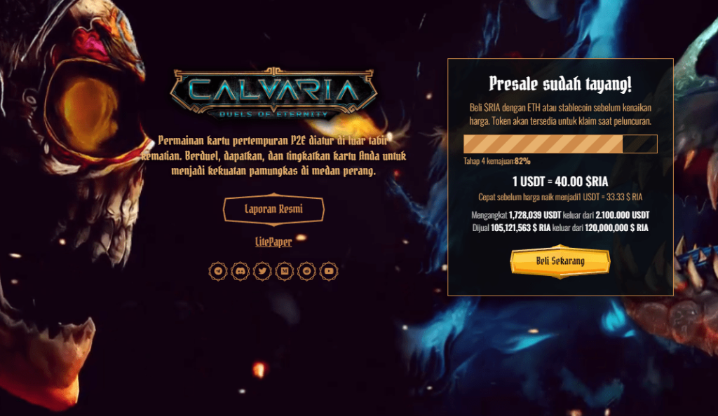 Calvaria - Game Penghasil Crypto
