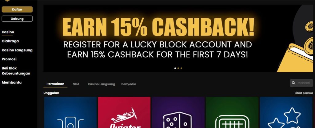 Lucky Block Ethereum Casino