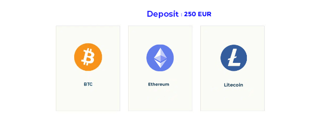Chain Reaction Deposit 250 euro