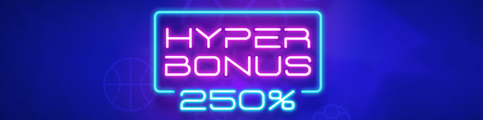 Bonus Hyper Menangkan Dan dapatkan Bonus Jaminan Hingga 250%