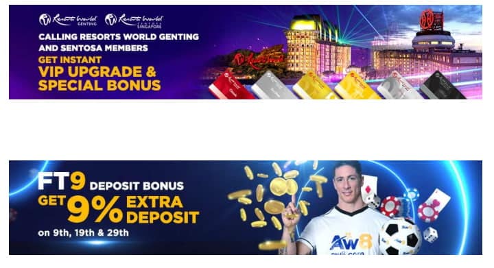 AW8 Bonus & Promosi