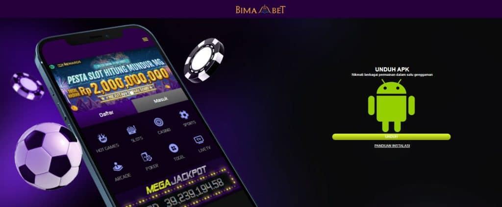Aplikasi BimaBet Mobile