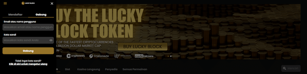 Garuda999 Luckyblock login