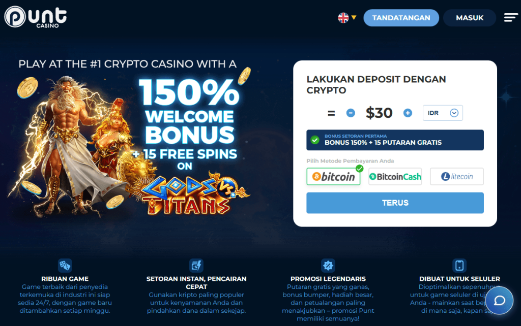 Punt Casino Bitcoin Slot