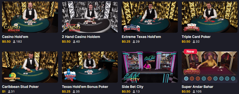 Situs Judi Hongkong Permainan casino Lainnya