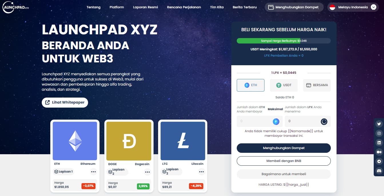 Launchpad XYZ Alternatif Bitcoin
