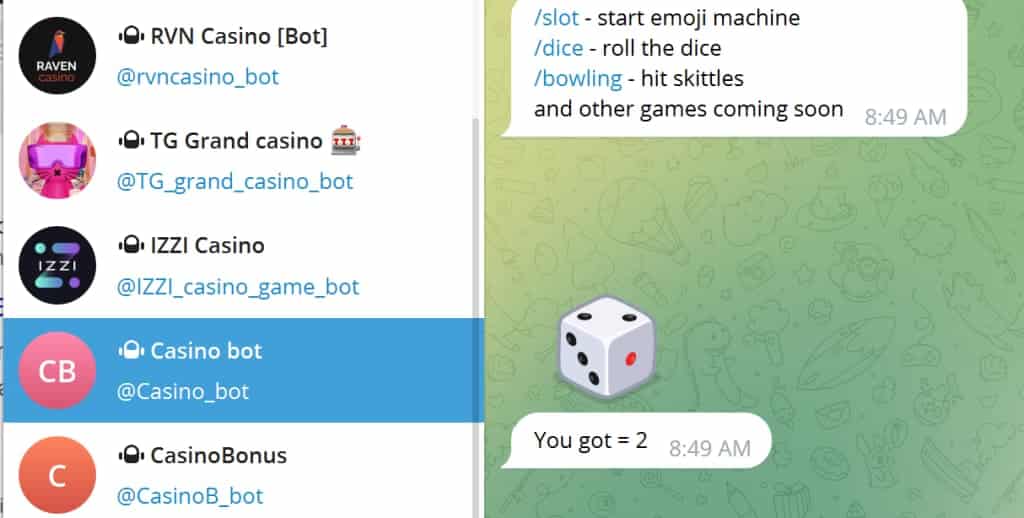 Casino_Bot Telegram Slots