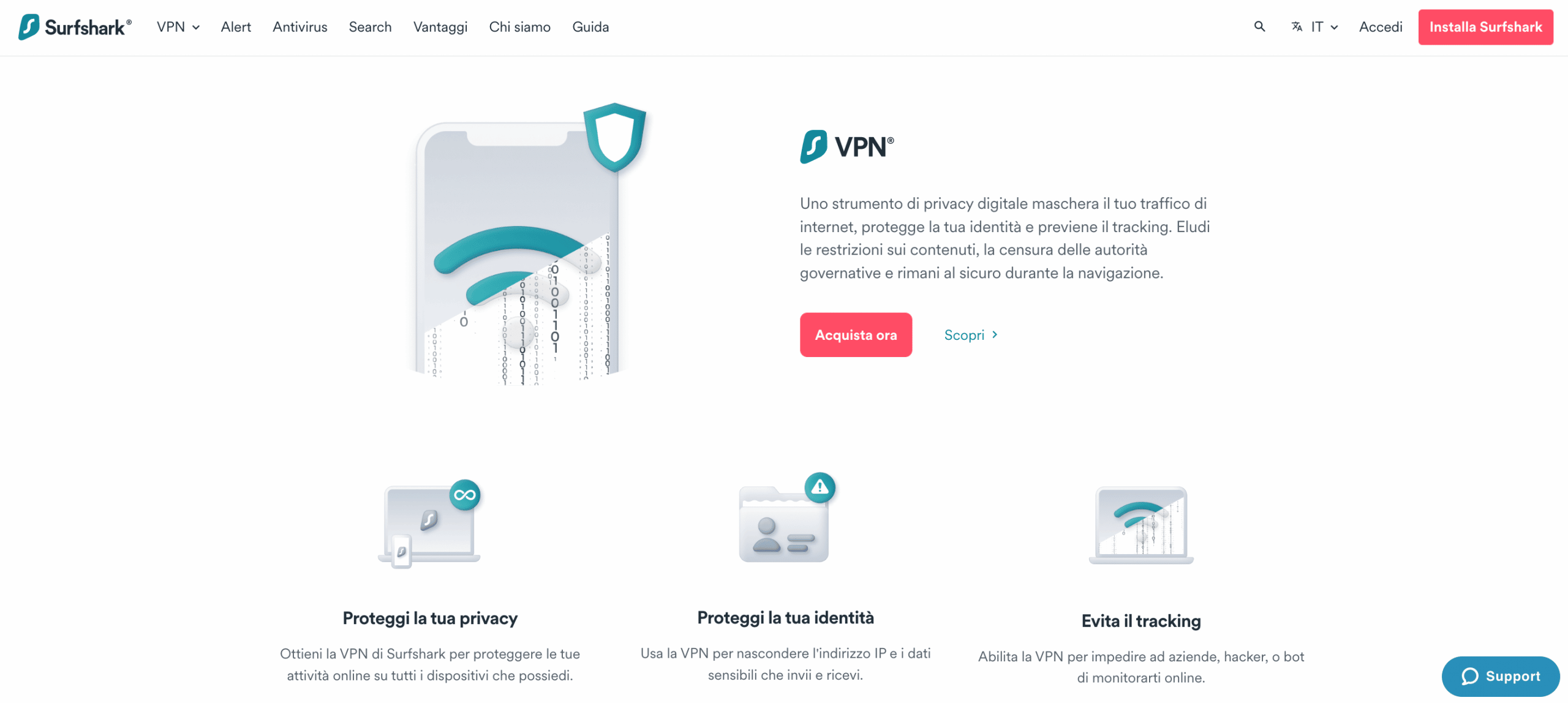 I migliori VPN: Surfshark One