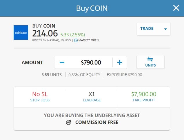 Investire in Bitcoin: Coinbase