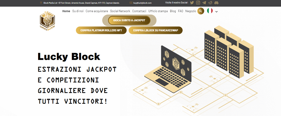 lucky block: cripto-lotteria con grandissimo potenziale