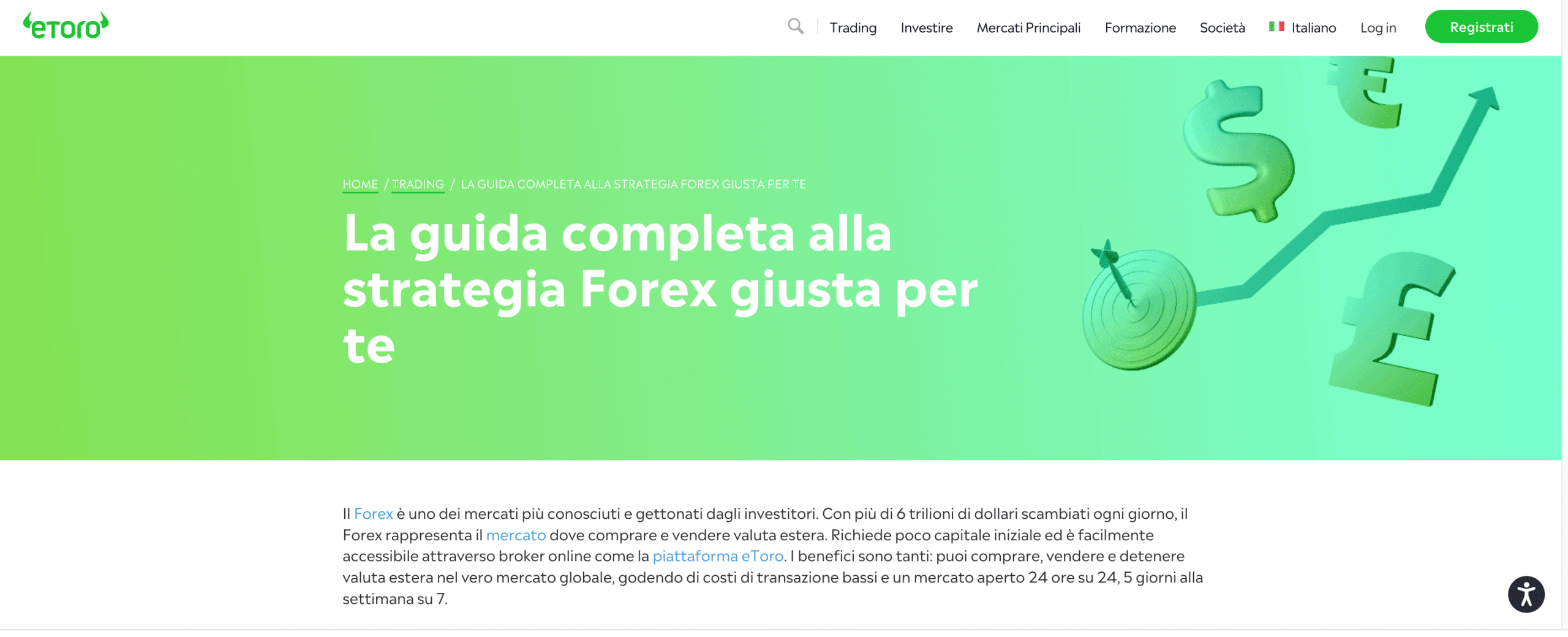 eToro piattaforma per il trading forex