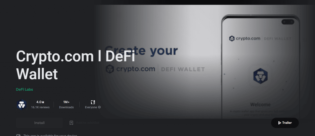 crypto.com DeFIウォレット