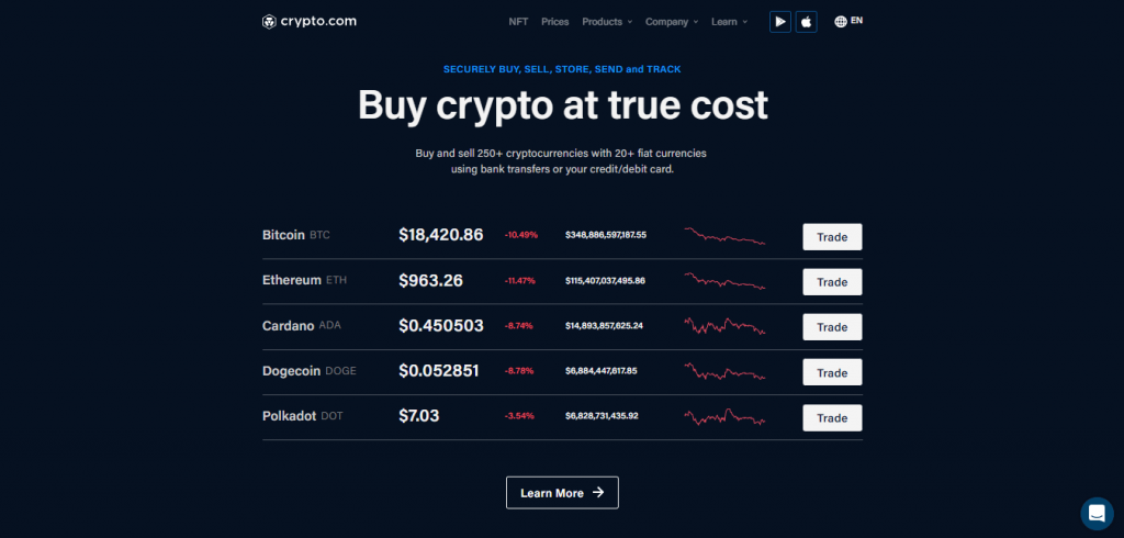 crypto.com cryptoを購入する