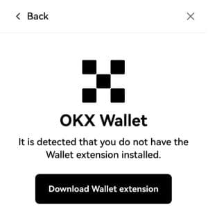 Download Wallet extension