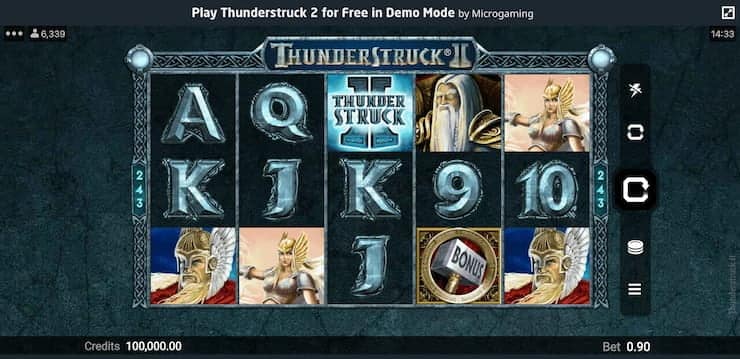 Thunderstruck 2 オンラインスロット
