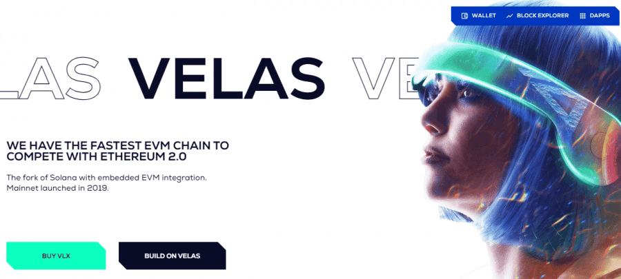 Velas（ヴェラス）の公式ウェブサイト接写