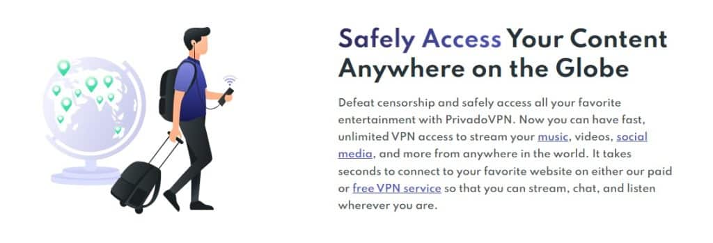 무료 VPN PrivadoVPN