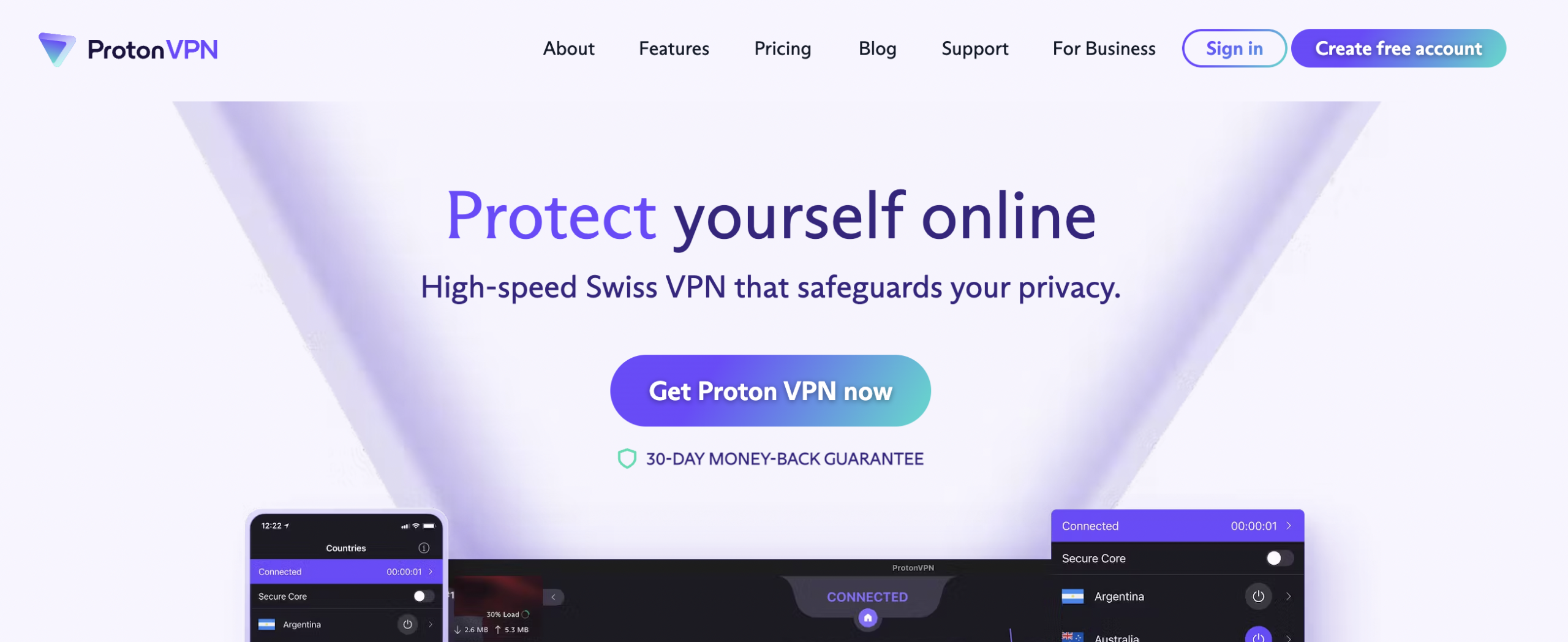 ProtonVPN – puikus nemokamas VPN su galingu šifravimu