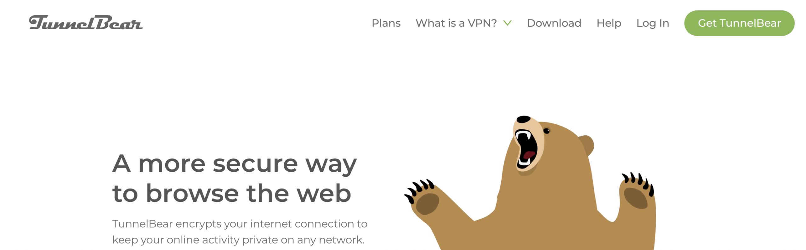 TunnelBear – populiarus nemokamas VPN, kurį lengva naudoti