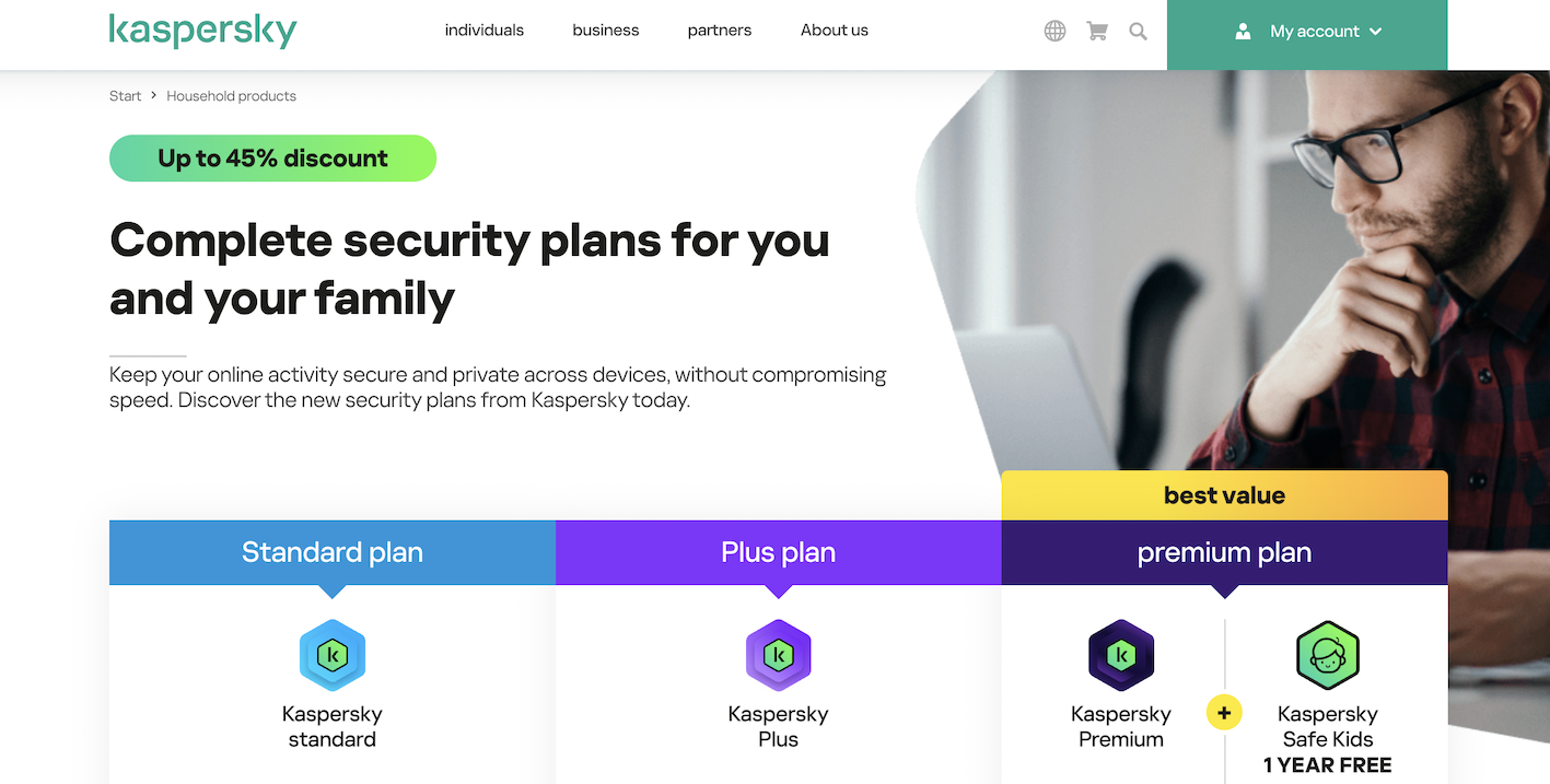 Kaspersky – populiari antivirusinė programa šeimoms ir įmonėms