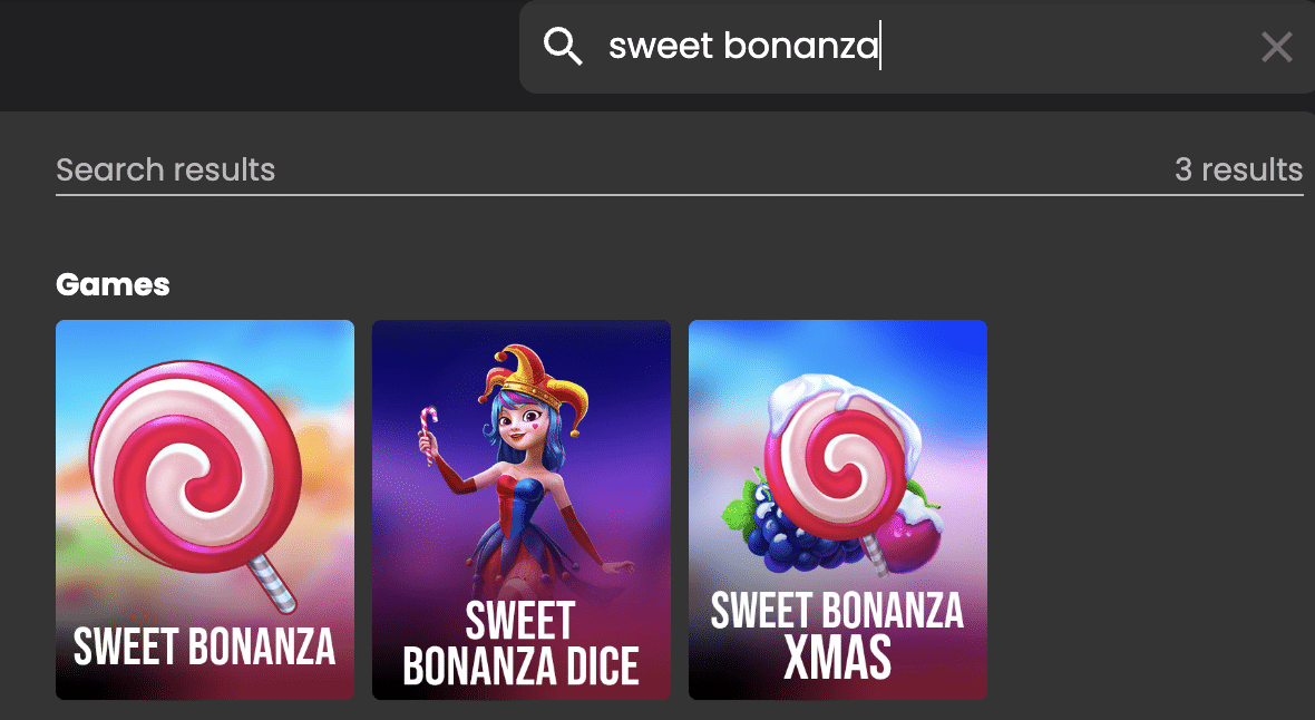 4 žingsnis: pradėkite žaisti Sweet Bonanza Lucky Block kazino
