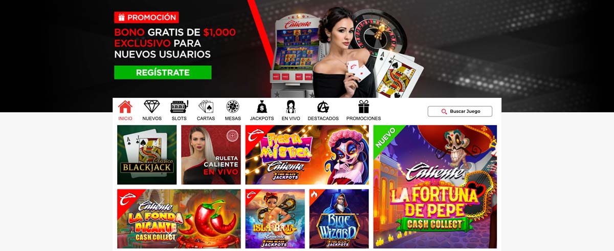 Bonos Bienvenida Casino 🎖️ Recibe bono de $2,000