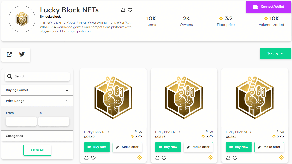 lucky block nft