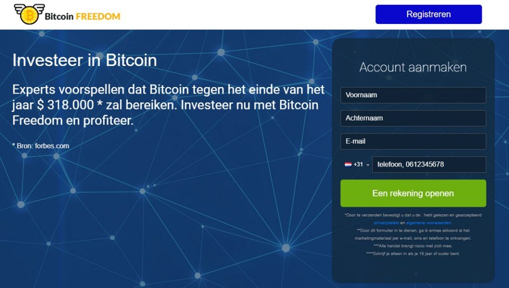 Bitcoin Freedom website