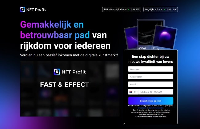 NFT Profit website