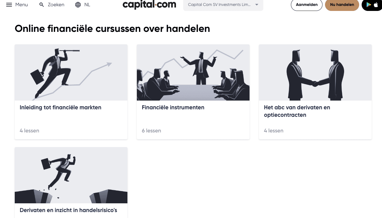 beste broker voor beginnende belegger capital.com