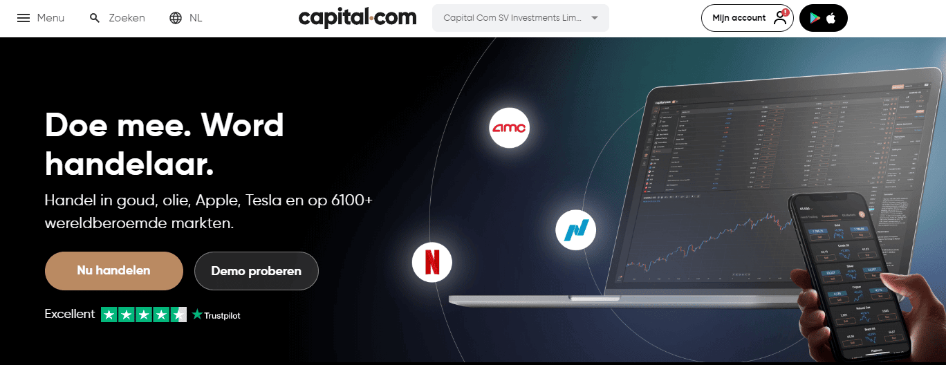 capital.com aandelen kopen