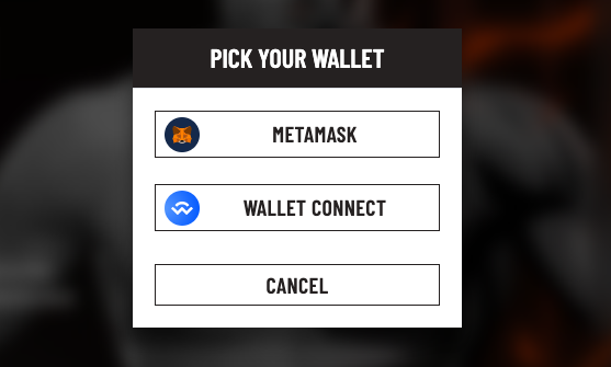 fightout token kopen - connect wallet