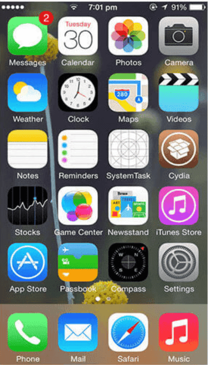 iphone interface cydia