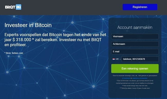 BitQT website
