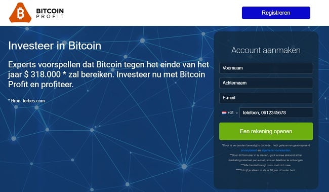 Bitcoin Profit website