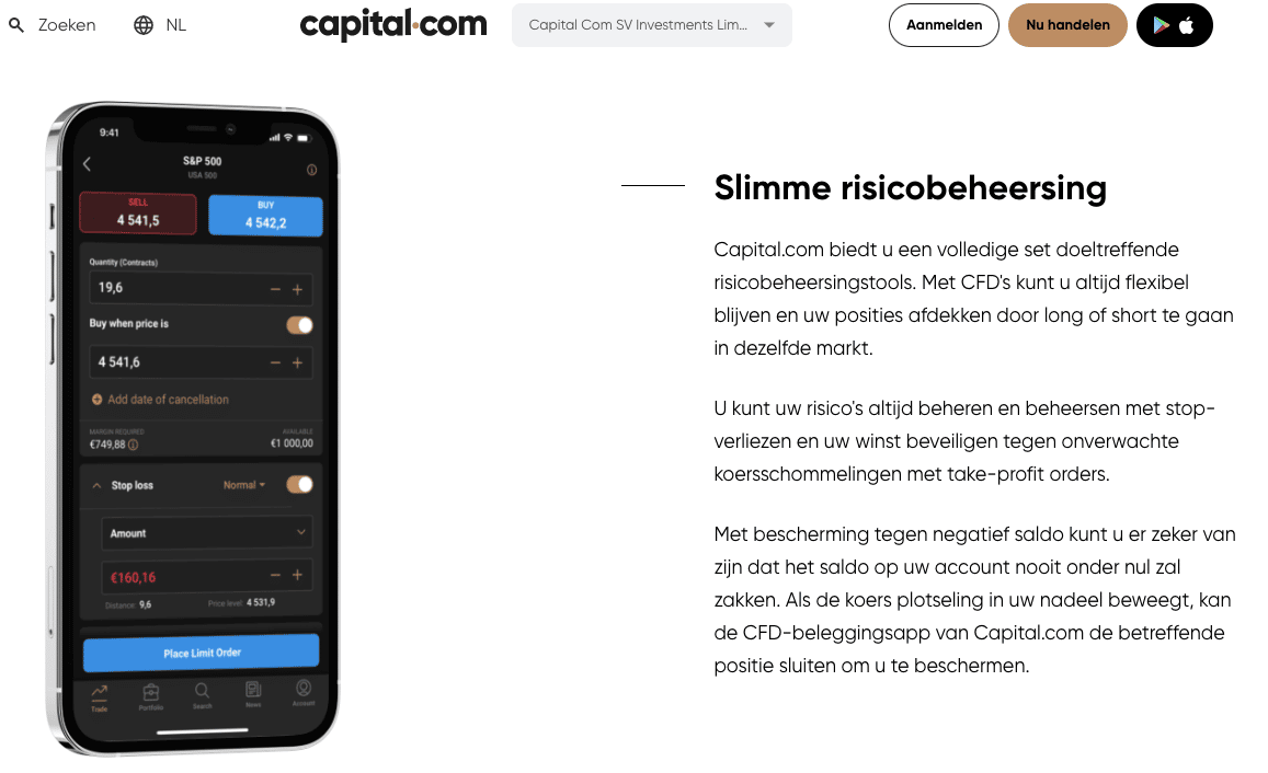 Capital.com gratis beleggen app veilig