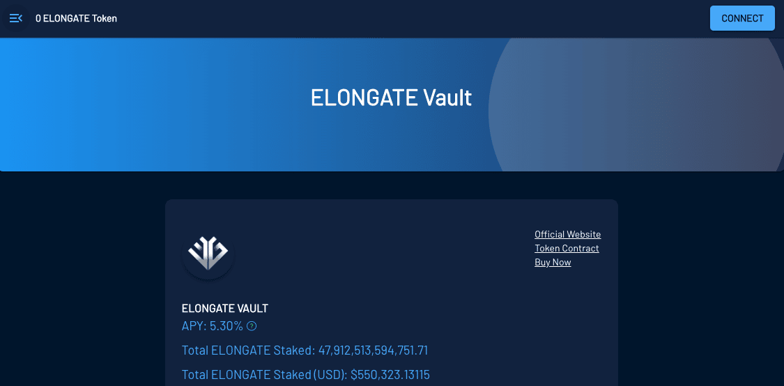 Elongate coin staking
