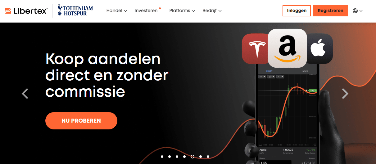 libertex beste nederlandse aandelen app