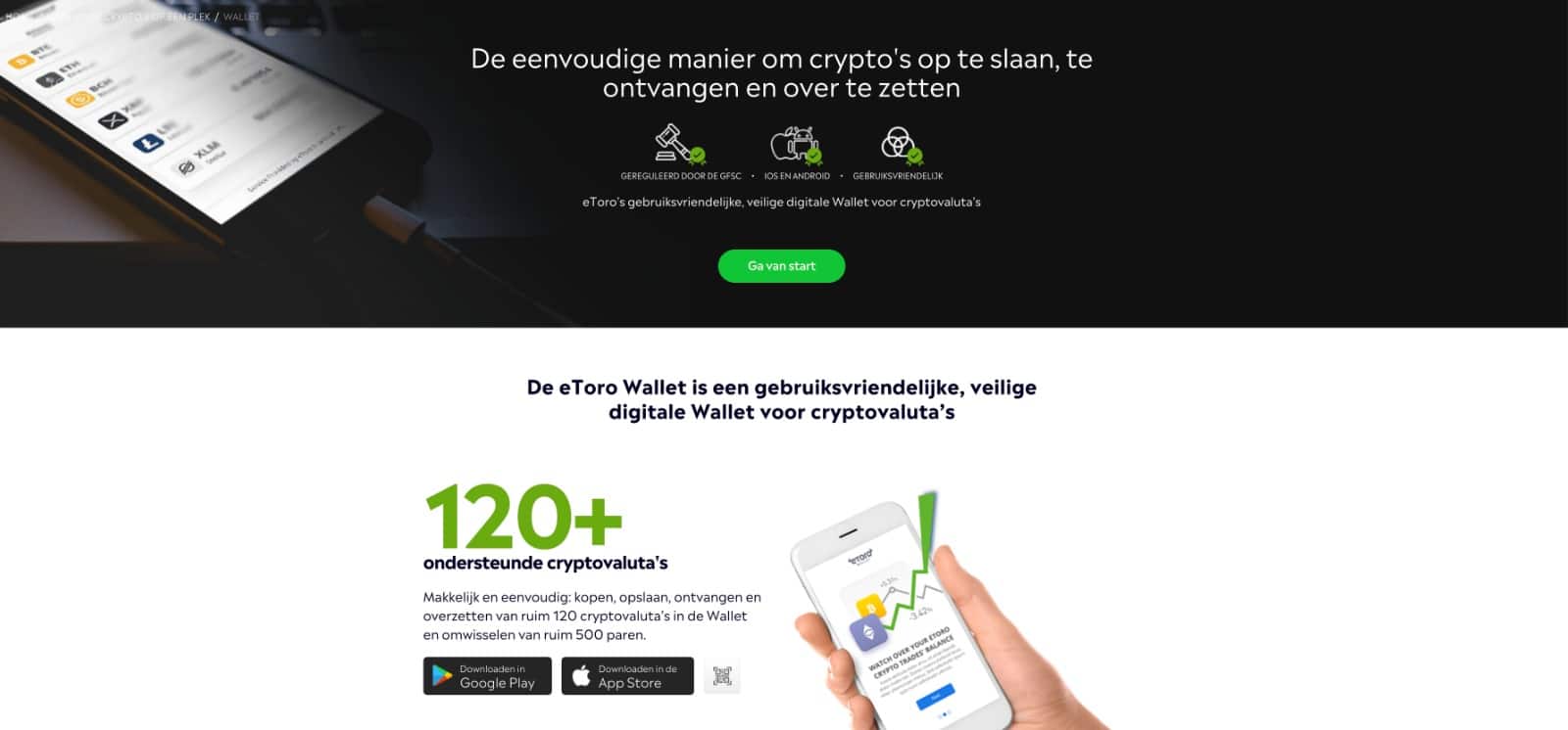 Bitcoin kopen met eToro: crypto wallet aanmaken