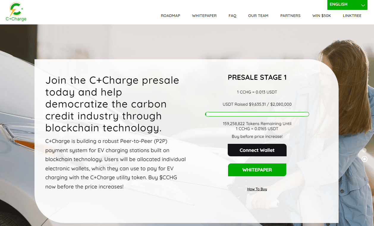 presale ccharge nieuwe coin launch